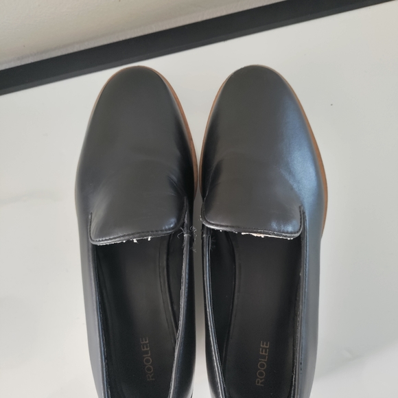 Roolee platform wedges loafers leather  shoes - Picture 5 of 9